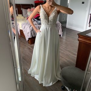 Sherri Hill White Gown